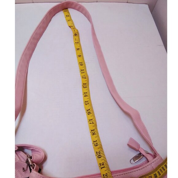 D’MARGEAUX NEW YORK Women’s Genuine Leather Multi Sac Zip Crossbody Handbag Colo - Picture 13 of 13